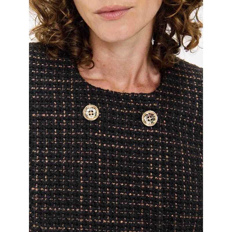 Veronika Maine European Boucle Tweed Jacket image number 2
